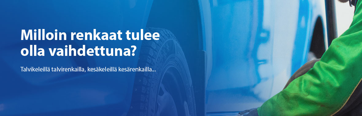 Milloi renkaat pitää vaihtaa?